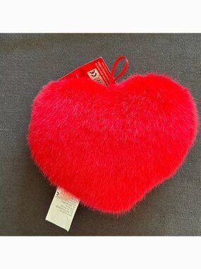 2 For $10 / Vintage Dakin Red Huggable Heart Plush New With Tags